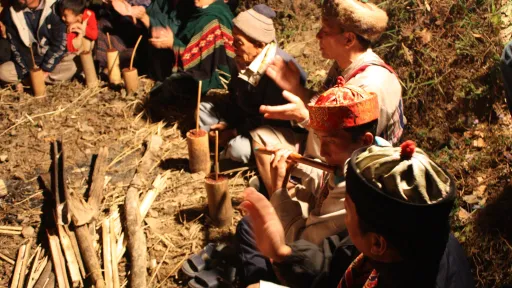 Gathering of epcha and Limbu communities (Kalimpong, Eastern Himalaya)